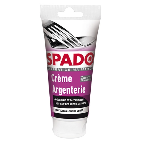 Nappe Bois Et Chiffon : Spado nettoyant argenterie 175ml Nappe Bois Et Chiffon : Spado nettoyant argenterie 175ml