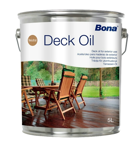 Nappe Bois Et Chiffon : Huile parquet ext?rieure Bona deck oil naturel 5 L Nappe Bois Et Chiffon : Huile parquet ext?rieure Bona deck oil naturel 5 L