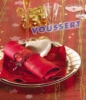 Serviette papier Noel jetable Volga Rouge 40 x 40 colis de 250
