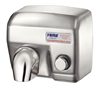Seche main electrique inox satine antivandalisme 2400 W manuel