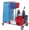 Chariot de menage lavage INOX
