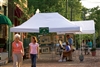 Tente de reception pliable stand pop up 3 x 4,6 m blanche