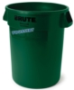 Conteneur Brute Rubbermaid rond 121 Litres vert
