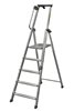 Escabeau aluminium avec rampe type XL 7 marches