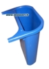 Bac Rubbermaid de separation poubelle tris selectif 4,5 Litres bleu