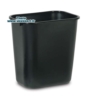 Corbeille tri selectif Rubbermaid 26,6 Litres Noire