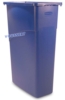 Collecteur Slim Jim Rubbermaid 87 L Bleu