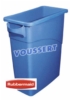Poubelle tri selectif Slim Jim Rubbermaid 60 litres bleu