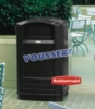 Collecteur dechet LANDMARK II Rubbermaid NOIR
