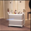 Chariot Rubbermaid X TRA ferme Gris