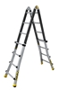 Echelle articulee pro telescopique 1,25 m / 5,10 aluminium Centaure