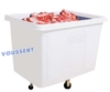 Chariot cubique Rubbermaid 400 litres 226 kg blanc