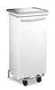 Poubelle cuisine blanche HACCP carénée 100 litres