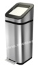 Poubelle a pedale grand volume Rossignol 80 L inox Voguia