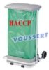 Poubelle de cuisine HACCP  collecpro blanc 110 litres