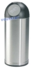 Poubelle Rossignol Inox Brossé avec cendrier 52 litres