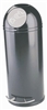 Poubelle a pedale 52 l Rossignol noir sans cendrier