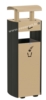 Cendrier exterieur Rossignol 6 L corbeille 30 L champagne