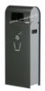 Poubelle exterieure murale Rossignol 40 L gris Apollo