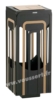 Poubelle exterieure Rossignol design gris champagne Taglia