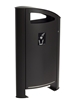Poubelle exterieure design Rossignol 60 L Koa grise