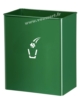 Poubelle pivotante decrochable Rossignol rectangulaire 27 L verte
