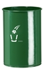 Poubelle pivotante decrochable Rossignol ronde 27 L verte