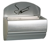 Cendrier mural platinium etouffoir alu brossé 0,5 Litres