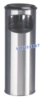 Cendrier corbeille 30 L INOX brosse etouffoir  ashtray