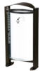 Poubelle exterieure Rossignol vigipirate 60 L sur pieds