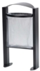 Poubelle exterieure Vigipirate Arkea 40 litres Rossignol