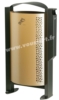 Poubelle exterieure Rossignol Arkea champagne 60 L cendrier