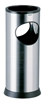 Cendrier poubelle Kipso 17,5 L inox Brossé
