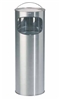 Cendrier sable corbeille 30 litres Inox Brossé