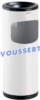 Cendrier corbeille étouffoir 12,5 L BLANC