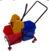 Chariot menage 2x30 Litres avec presse machoire