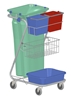 Chariot de menage Service Z panier produit