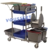 Chariot de menage hospitalier standard