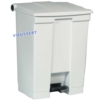 Poubelle Rubbermaid a pedale 68,10 litres blanc