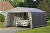 Garage demontable voiture structure acier et polyethylene 3,7 x 4,9 m