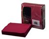 Serviette intissé jetable 40 X 40 bordeaux paquet de 50