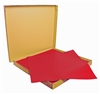 Nappe papier 70 x 70 cm rouge vif colis de 500