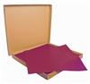 Nappe papier 70 x 70 cm bordeaux colis de 500