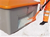 Bac a sel et sable 400 litres avec couvercle avec ouverture