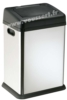 Poubelle automatique Rossignol rectangulaire 60 L inox