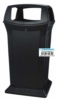 Poubelle conteneur Ranger 246 L Rubbermaid 4 ouvertures NOIR
