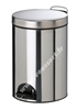 Poubelle a pedale Rossignol inox 14 litres Sanelia