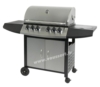 Barbecue gaz Favex inox 6 feux rotissoire et housse