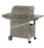 Barbecue gaz inox Favex 5 feux et rotissoire electrique