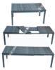 Table de jardin avec rallonge bois composite 160 / 240 Equateur